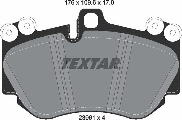 Textar Brake Pad Set - 2396101