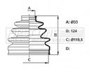 First Line Cv Joint Boot Kit Part No -FCB6328