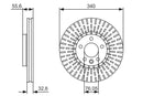 Bosch Brake Disc > Single Bd1667 Part No - 0986479546