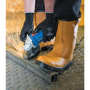 Rigger Style Safety Boots, Size 9