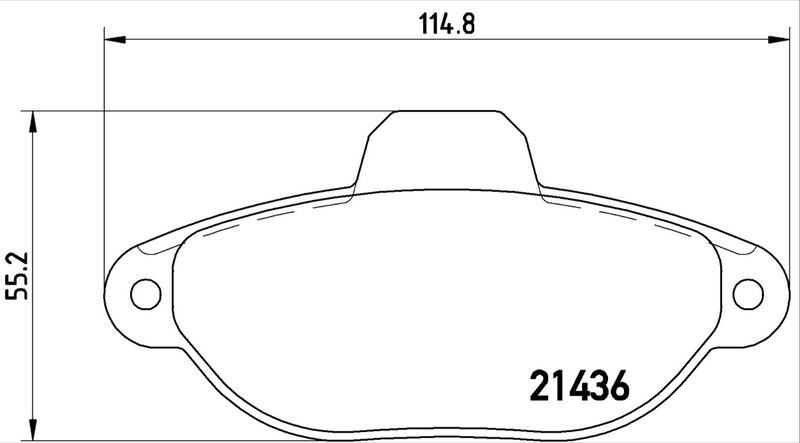 Brembo Brake Pad Set - P24147