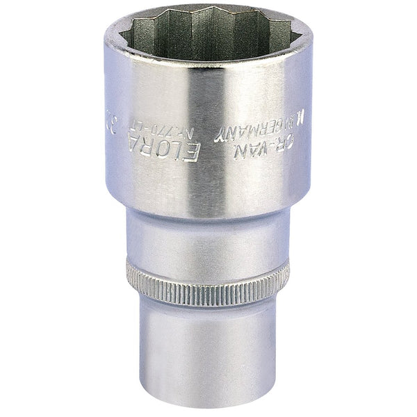 Elora Deep Bi-Hexagon Socket, 1/2" Sq Dr, 32mm
