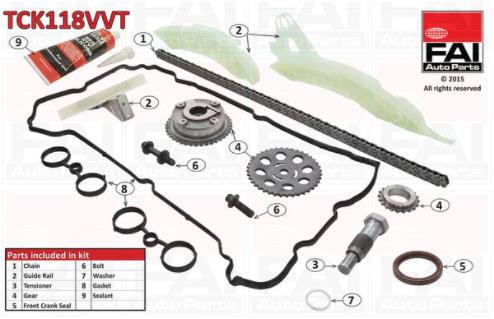 FAI Timing Chain Kit (Full) - TCK118VVT