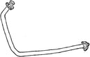 Klarius LR31C - Front Pipe  - Fits Land Rover 109 2.6