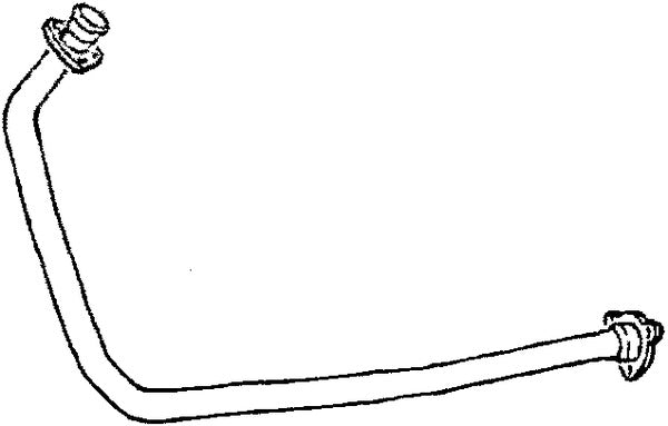 Klarius LR31C - Front Pipe  - Fits Land Rover 109 2.6