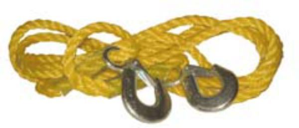 Streetwize 1.5 Tonne Braided Tow Rope - Yellow