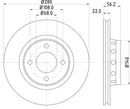 Mintex Brake Discs fits -Audi V277:5 MDC776 (also fits other vehicles)
