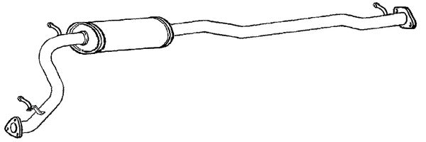 Klarius HA452J - Box With Centre Pipe  - Fits Honda Jazz 1.3