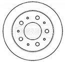Borg & Beck Brake Disc Pair Part No -BBD4405