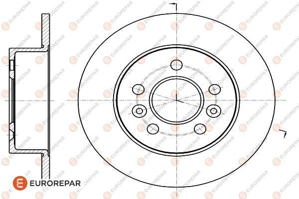 Eurorepar Brake Disc - 1618887480