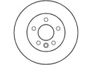 Disctech Brake Disc - Fits Volvo, Vw - ABD3486 - Front Axle