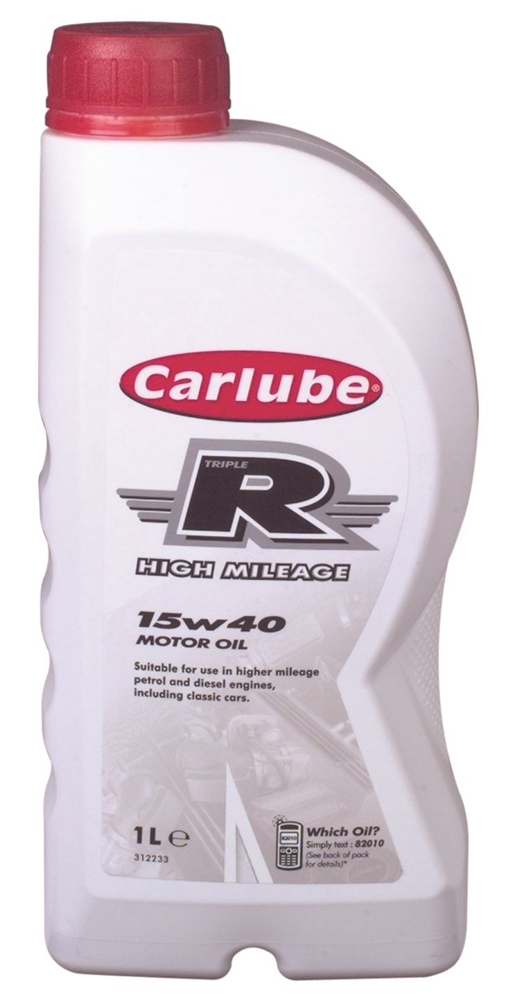 Carlube Triple R 15w40 High Mileage Semi Synthetic Engine Oil 1L