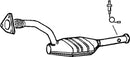 Klarius 380789 - Catalyst Incl Frnt Pipe Non Ta  - Fits Renault Megane I 1.4i