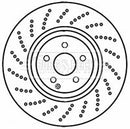 Borg & Beck Brake Disc Single Part No -BBD5950S