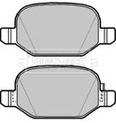 Borg & Beck Rear Brake Pad Set -BBP2412