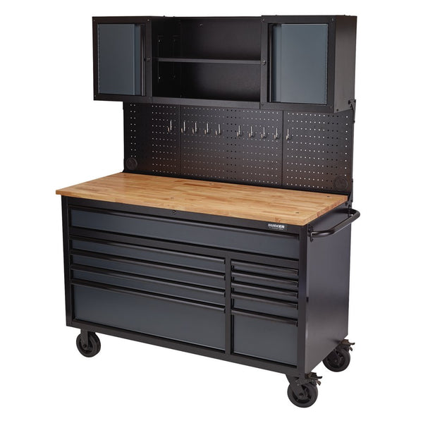 Draper 56" 10 Drawer Workstation Grey - 8242