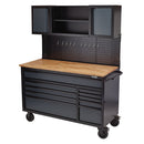 Bunker 56" 10 Drawer Workstation Grey - 08242