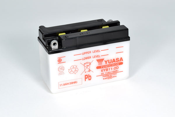 6YB11-2D (DC) 6V Yuasa Conventional Battery