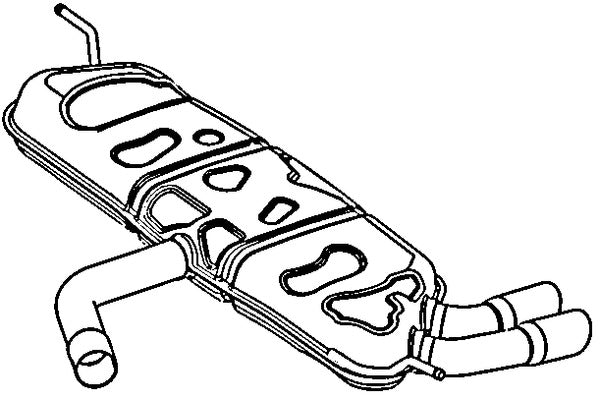 Klarius VW841A - Box With Tail Pipe