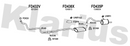 Klarius FD432V - Front Pipe  - Fits Ford Capri Mk.2,Mk.3 1.6