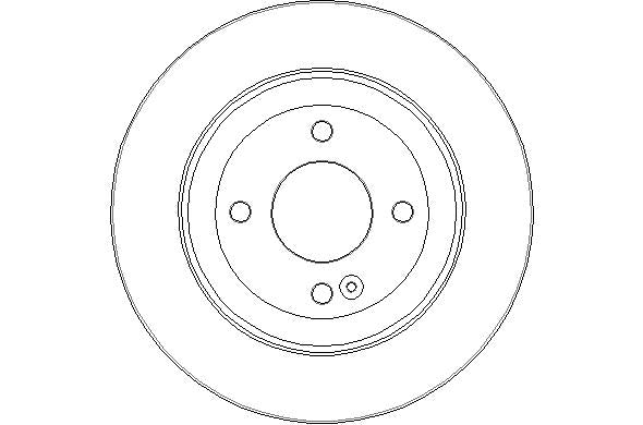 Disctech Brake Disc - Fits Ford, Hyundai - ABD3231 - Rear Axle