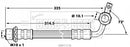 Borg & Beck Brake Hose Part No -BBH7278