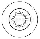 Borg & Beck Brake Disc Pair Part No -BBD5140