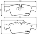 Brembo Brake Pad Set - P50064