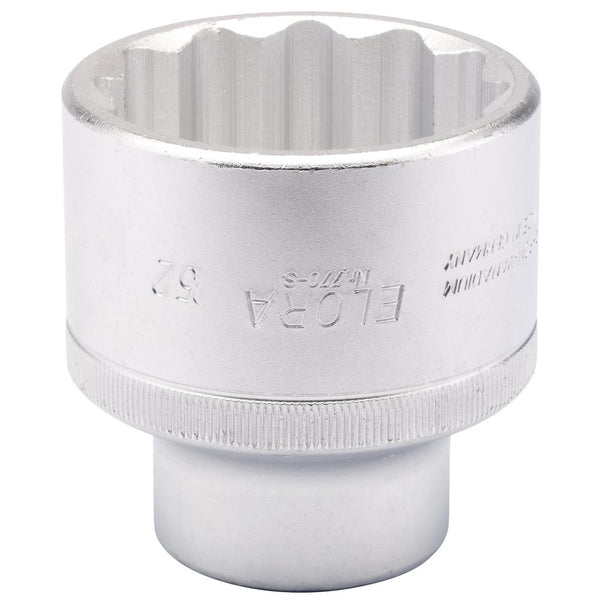 Elora Bi-Hexagon Socket, 3/4" Sq Dr, 52mm