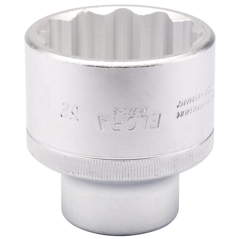 Elora Bi-Hexagon Socket, 3/4" Sq Dr, 52mm
