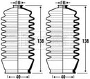 Borg & Beck Steering Gaiter Kit Part No -BSG3377