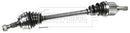 Borg & Beck Driveshaft - LH - BDS1760