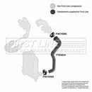 First Line Turbo Interclr Hose Part No -FTH1014
