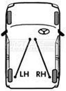First Line Brake Cable -FKB3435