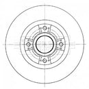 Borg & Beck Brake Disc Single Part No -BBD5965S