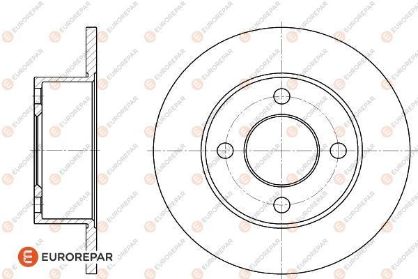 Eurorepar Brake Disc - 1618874580