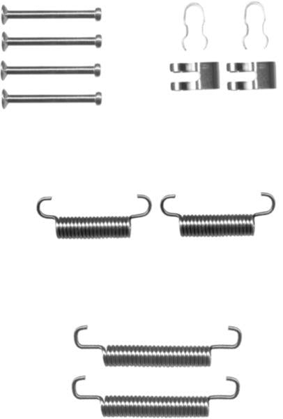 Textar Brake Shoe Fitting Kit - 97035000