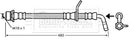 Borg & Beck Brake Hose Part No -BBH7349