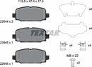 Textar Brake Pad Set - 2284401