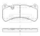 Borg & Beck Front Brake Pad Set -BBP2477