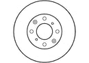 Disctech Brake Disc - Fits Honda - ABD3508 - Front Axle