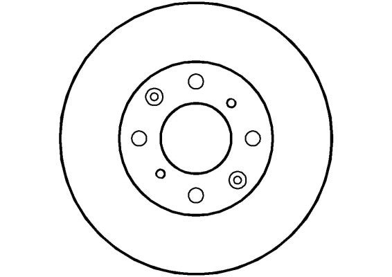 Disctech Brake Disc - Fits Honda - ABD3508 - Front Axle