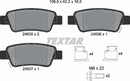 Honda, Brake Pad Set - Textar 2463501