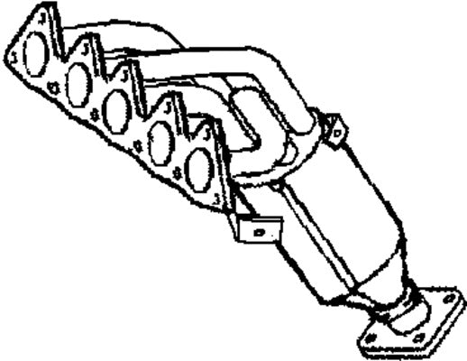 Klarius 322305 - Catalyst Type Approved Withpip  - Fits Volvo S60 2.4i