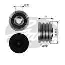 Gates DriveAlign Overrunning Alternator Pulley - OAP7046