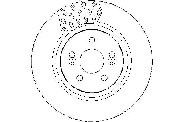 Disctech Brake Disc - Fits Hyundai, Renault - ABD2993 - Front Axle