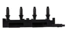 HELLA 5DA 358 000-911 Ignition Coil - 12V - 2-pin connector - Bolted