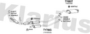 Klarius TY693T - Box With Tail Pipe  - Fits Toyota Corolla 1.4i
