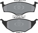 Textar Brake Pad Set - 2339402