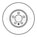 Borg & Beck Brake Disc Pair Part No -BBD5060